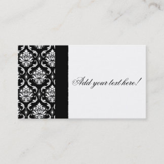 Criar seu próprio cartão de visita do damasco