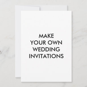 Criar seu próprio convite feito sob encomenda 5 x