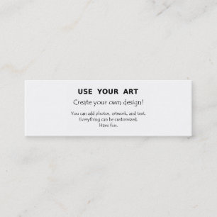 Criar seu próprio mini cartão de visita magro com