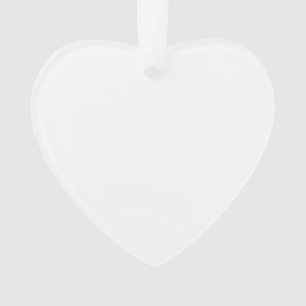 Criar seu próprio ornamento Coração-Dado forma