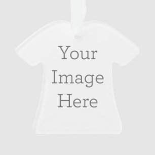 Criar seu próprio ornamento do acrílico da camis