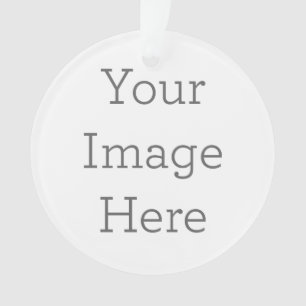 Criar seu próprio ornamento do acrílico do círc