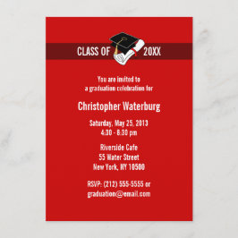 Criar seu próprio vermelho 10 do convite da