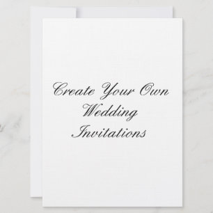 Criar seus próprios convites do casamento 6,5" x