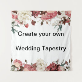 Criar seus próprios - tapeçaria do casamento