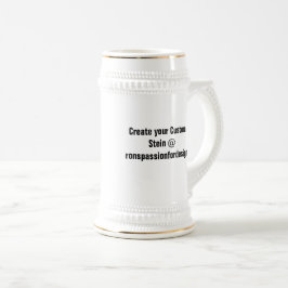 Criar sua caneca de cerveja feita sob encomenda