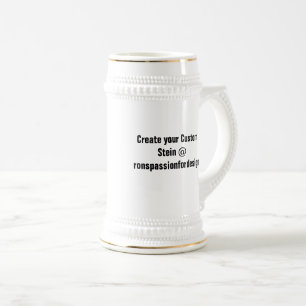 Criar sua caneca de cerveja feita sob encomenda