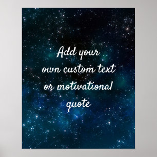 Criar Um Poster de Cotação Personalizada - Céu 