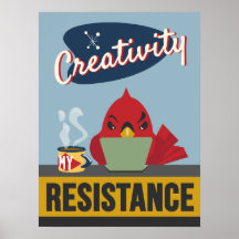 Criatividade É Minha Resistência – Impressão em Es