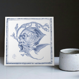 Criatura Fantástica Encantando Arte Nouveau Delft