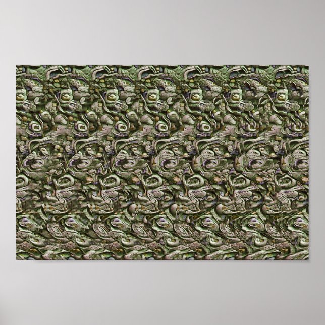 Criatura gótica - impressão 3D oculto (Frente)