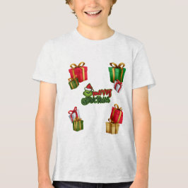 Criatura Verde de Natal com Caixas de Presente