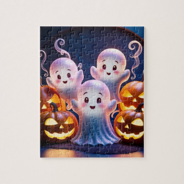 Criaturas assustadoras Diversão Quebra-cabeça (Vertical)