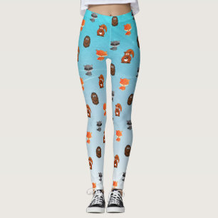 Criaturas da Boca-Cola Cuta Ameaçavam Leggings fem