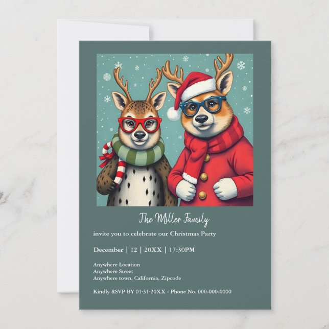 Criaturas de Natal em Disfarce de Natal (Frente)