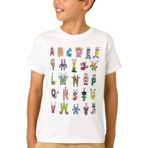 Criaturas do Alfabeto Caprichoso | Camiseta ABC Ki