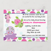 criaturas do mar sob o convite do mar