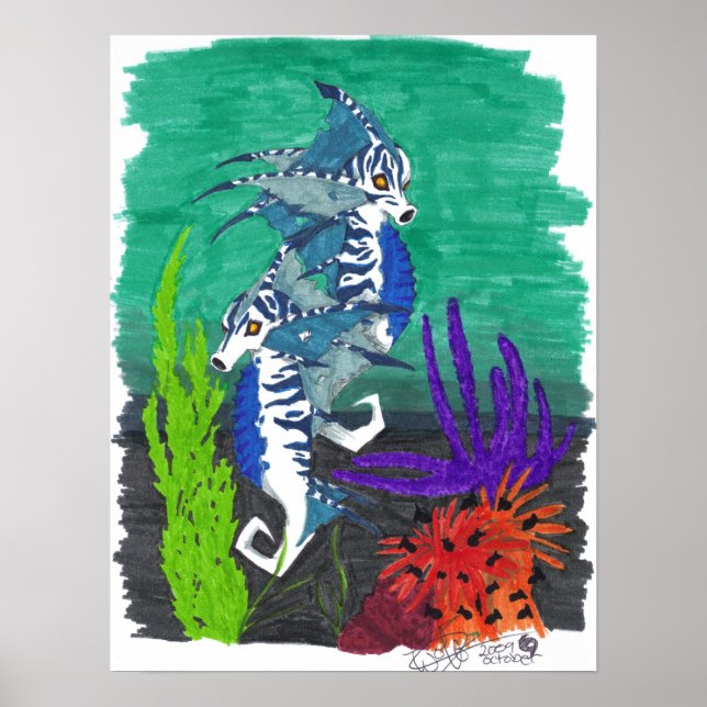 Criaturas do Poster do Mar (Frente)