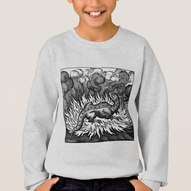 Criaturas estranhas Camisa salamandra (Frente)