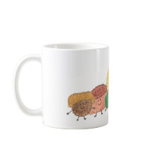 Criaturas Fofas e Felpudas em uma Caneca de Café