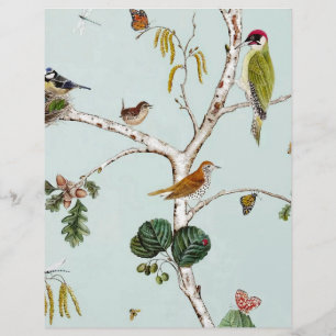 Criaturas voadoras vintage papel origami