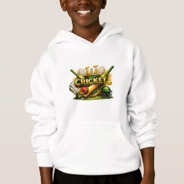 Cricket Gold Emblem Esporte Inspirado Capuz de Cri
