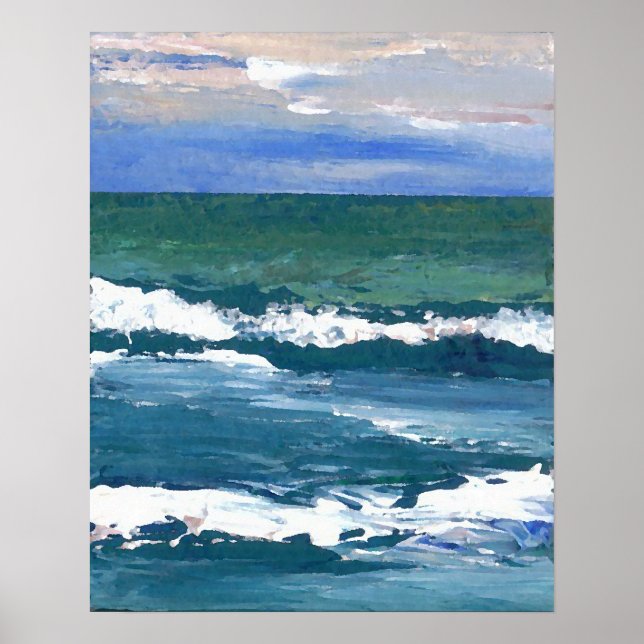 CricketDiane Beach Art Poster - Sweet Ocean View (Frente)