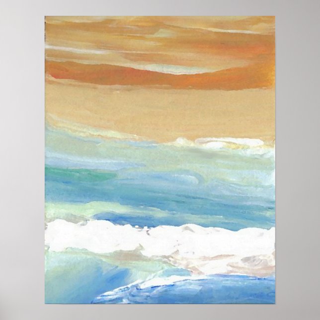 CricketDiane Ocean Poster - Movimento das Ondas de (Frente)