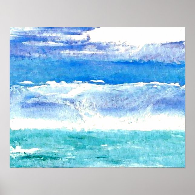 CricketDiane Ocean Poster - Ocean Calypso 2 (Frente)