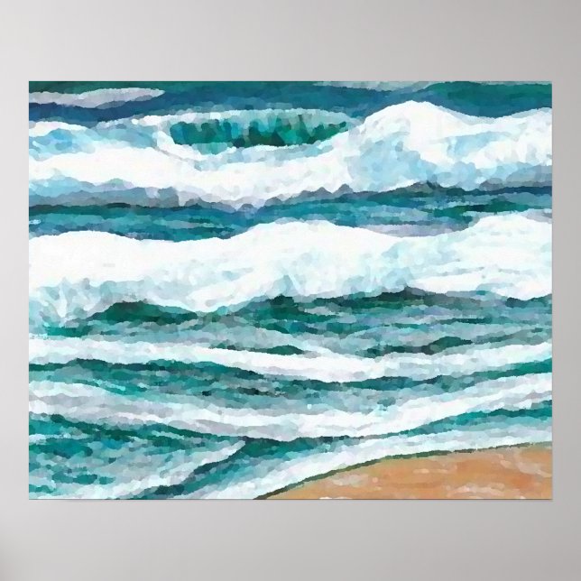 CricketDiane Ocean Poster - Sand at my Feet (Frente)