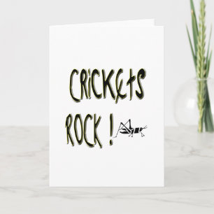 Crickets Rock! Cartão