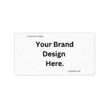 Crie a etiqueta de endereço de devolução de Design