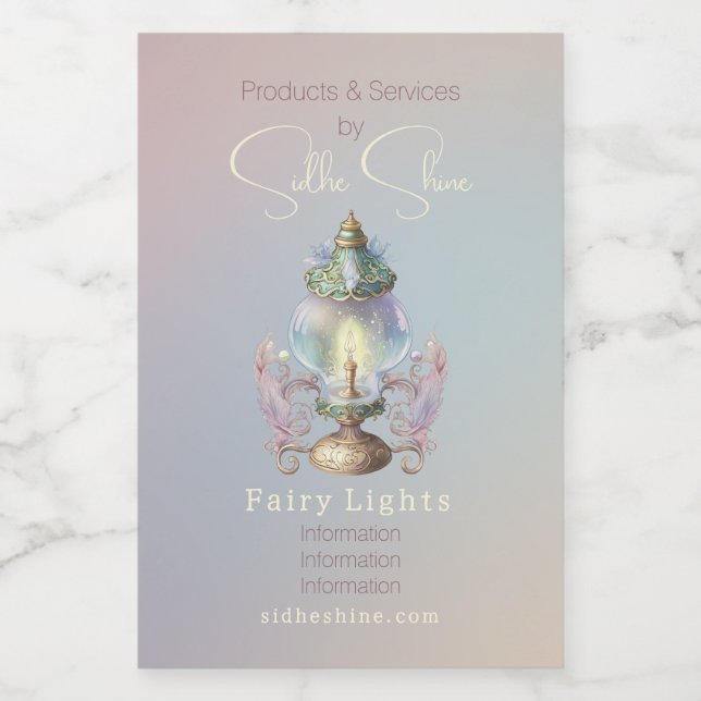 Crie A Sua Lâmpada De Fada Intriciada (Rótulo Único)