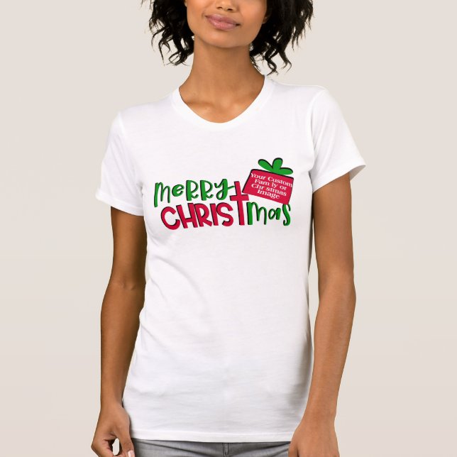 Crie a sua própria camisa de bótulo de fé de Natal (Frente)
