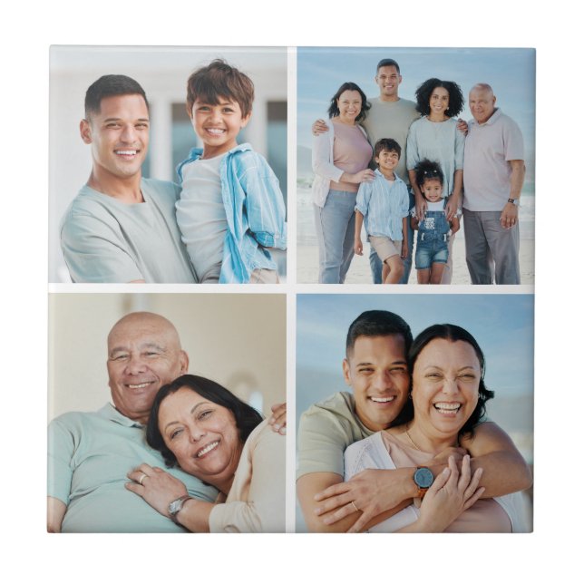 Crie a sua própria colagem de 4 fotos (Frente)