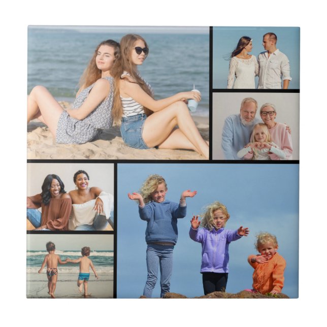 Crie a sua própria colagem de 6 fotos (Frente)