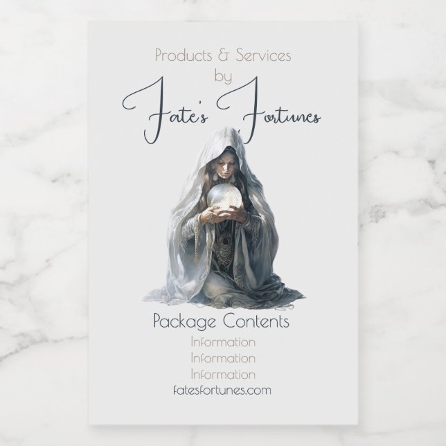 Crie a sua própria etiqueta do Apothecary Teller F (Rótulo Único)