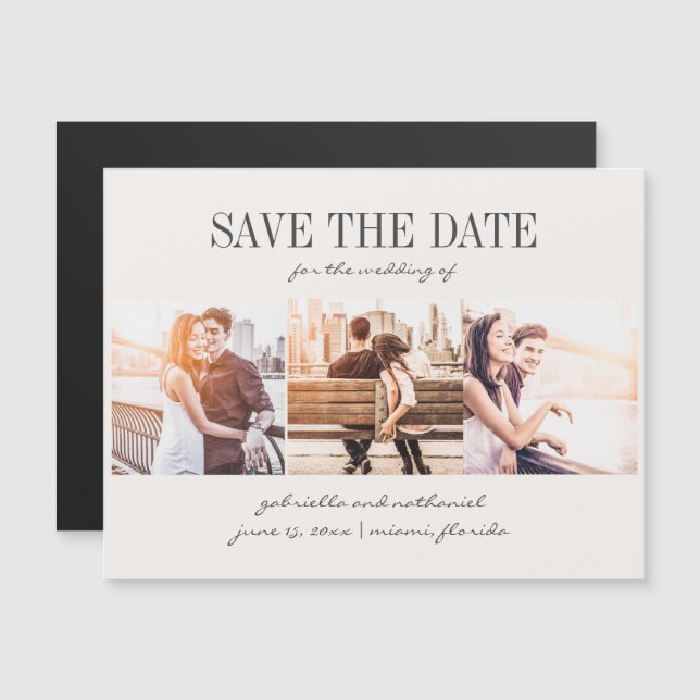 Crie a sua própria Foto manuscrita moderna 3 (Frente/Verso)