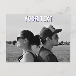 crie a sua própria fotografia e o seu cartão posta