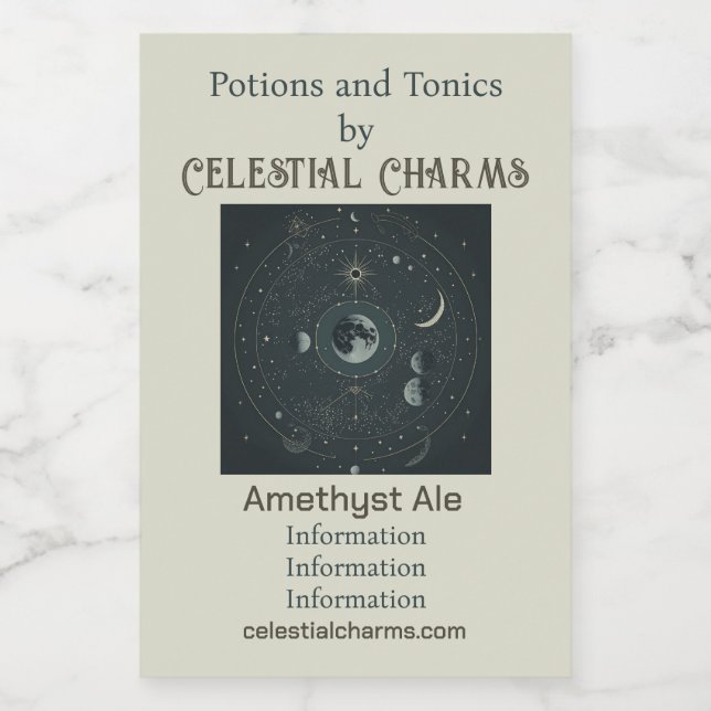 Crie as suas próprias luas celestiais (Rótulo Único)