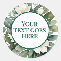 crie o próprio adesivo de casamento, eucalipto, fl