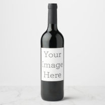 Crie o rótulo da garrafa de vinho