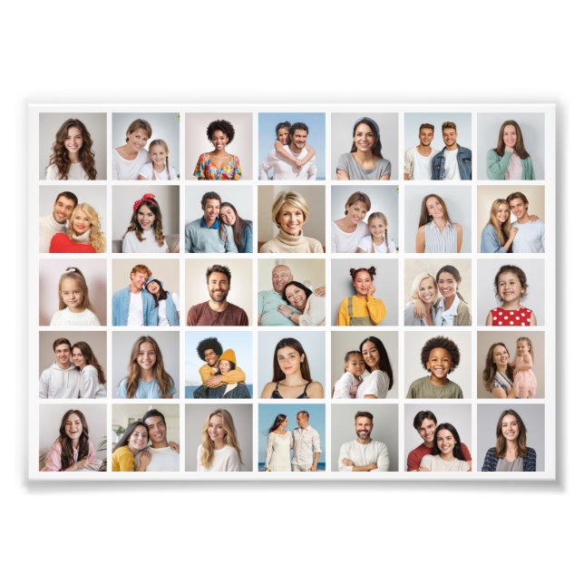 Crie o seu próprio 35 Foto Collage Foto Alargament (Frente)