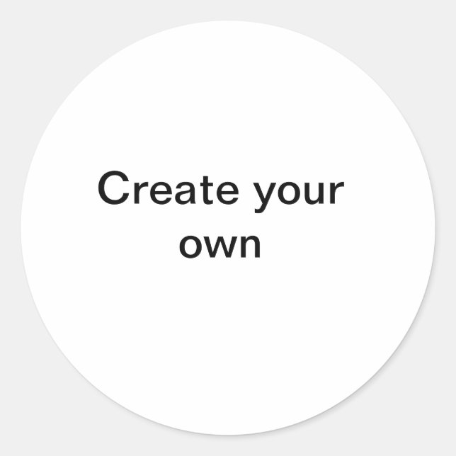 Crie o seu próprio adesivo (Frente)