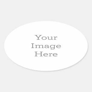 Crie o seu próprio adesivo Oval
