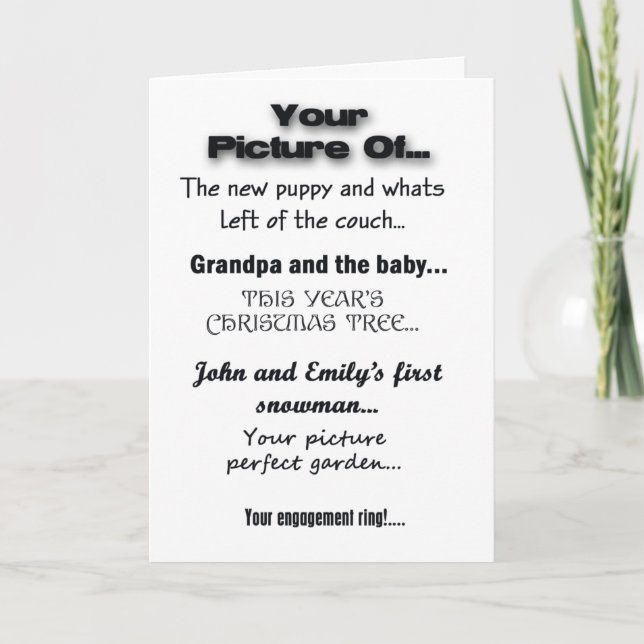 Crie o seu próprio Cartão de Saudação V (Frente)