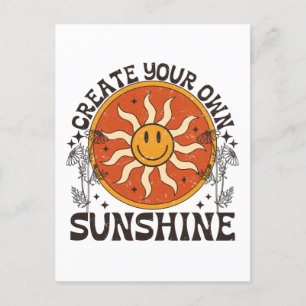 Crie o seu próprio cartão postal sunshine