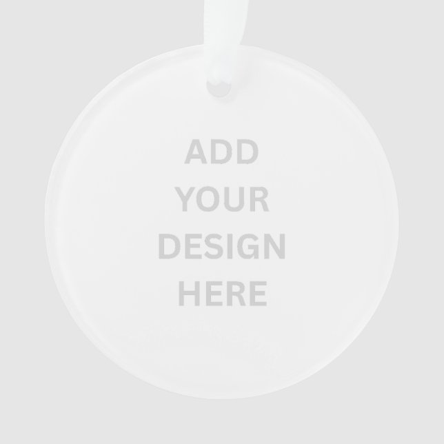 Crie o seu próprio círculo de Design Ornamento acr (Frente)