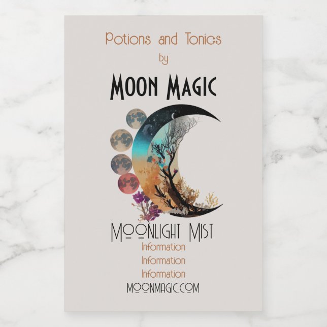 Crie o seu próprio crescimento de muitas luas à me (Rótulo Único)