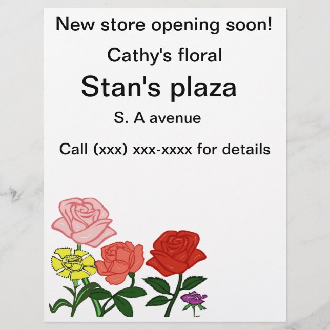 Crie o seu próprio folheto (Frente)